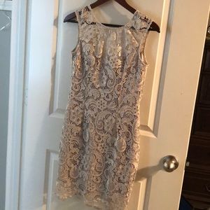 Champagne lace dress